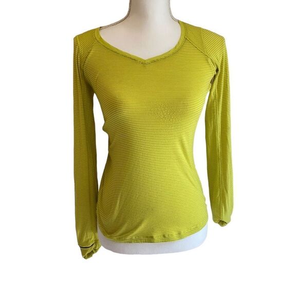 Lululemon Stripe Long Sleeve Tee Shirt Size Small - Picture 7 of 10